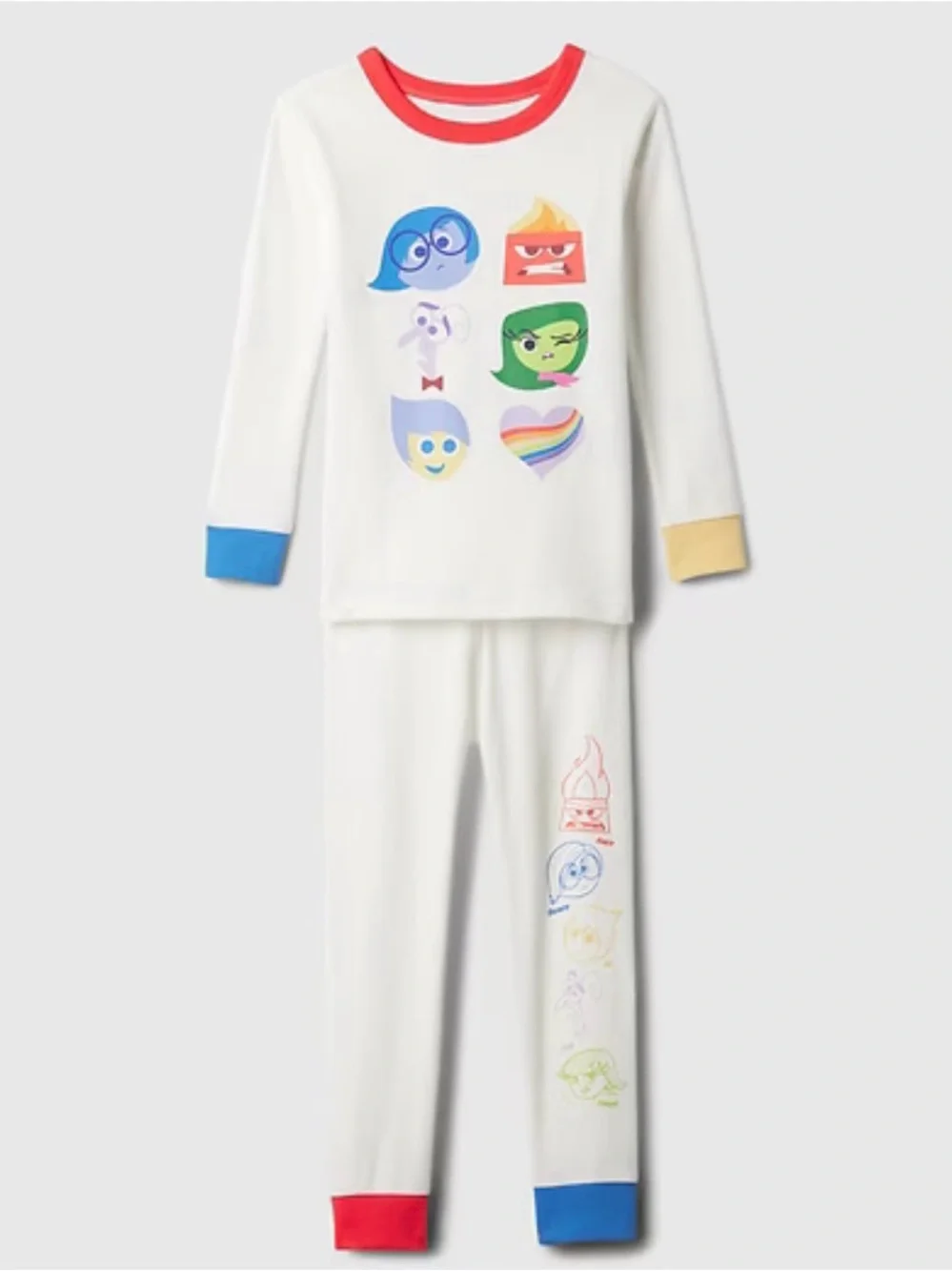 New 3 Yrs babyGAP × Disney Inside Out 100% Organic Cotton PJ Set Toddler Pajamas